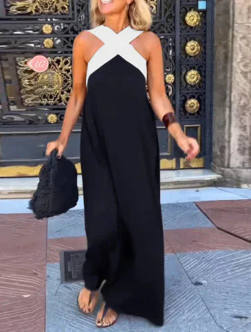 Quirine™ | Elegant Wrap-Front Maxi Dress
