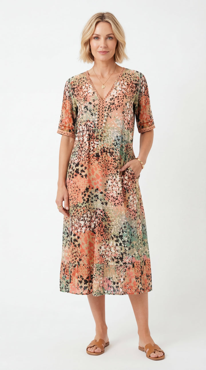 Lina | V-Neck Lightweight Dress