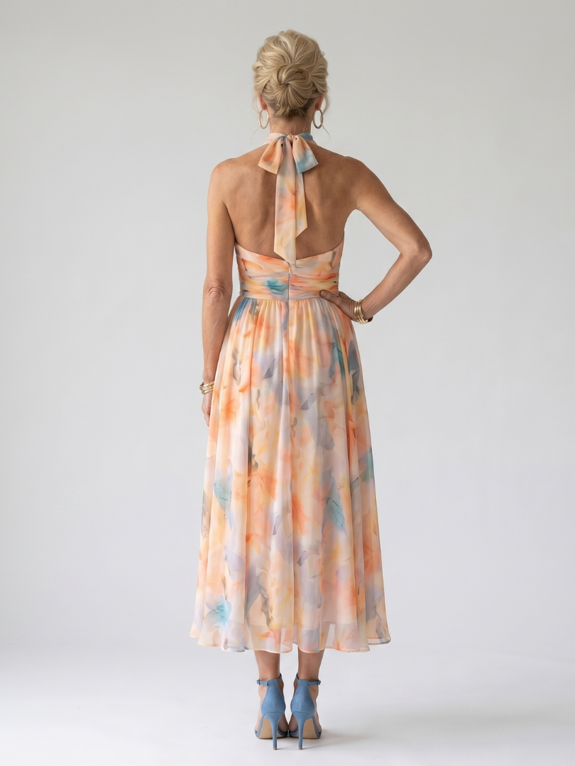 Elin | Cozy Halter Midi Dress