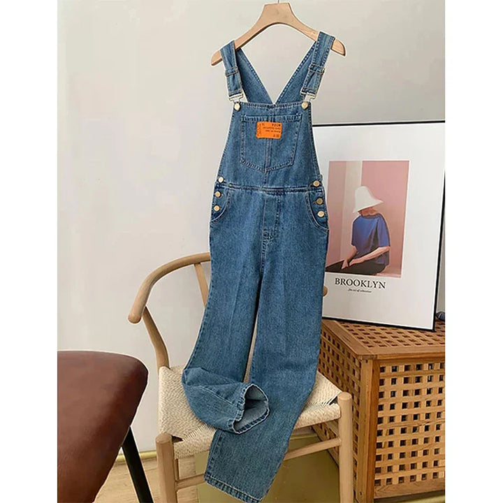 Harper | Timeless Straight-Leg Denim Bib Overalls