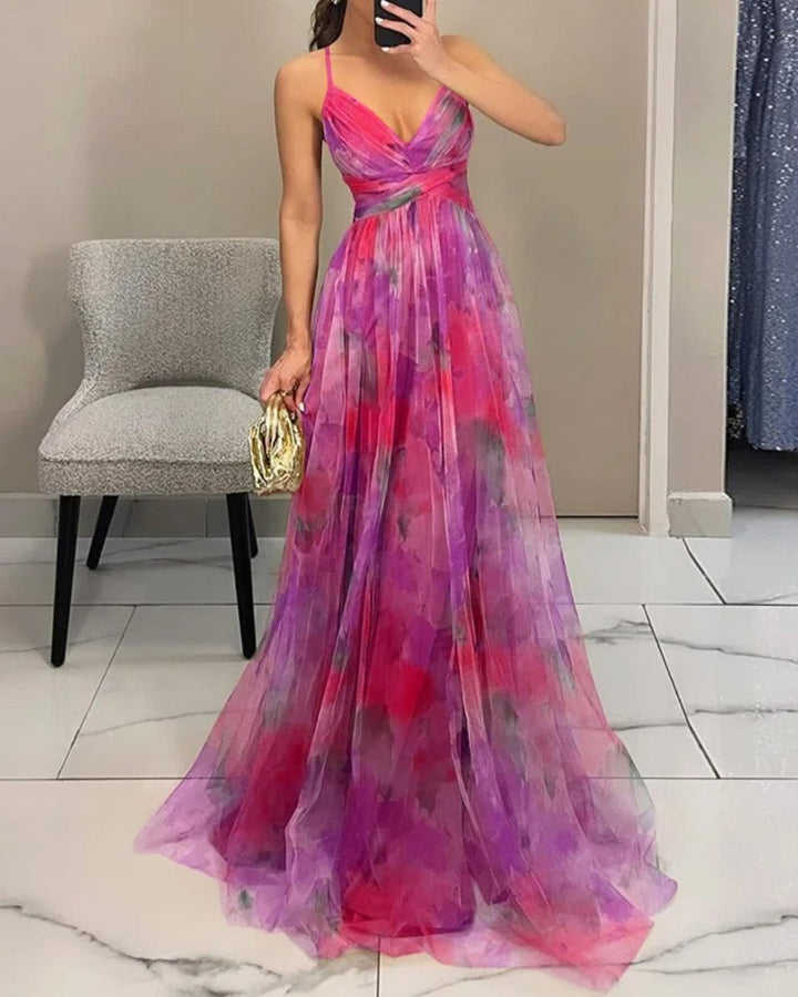 Giselle | Elegant Floral Maxi Dress