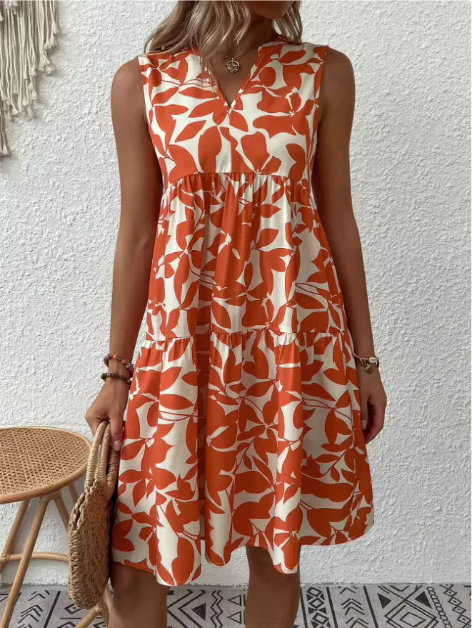Jana™ Floral Print Sleeveless Dress