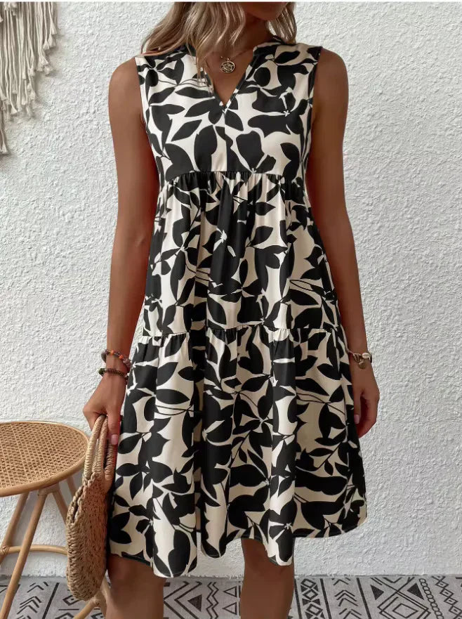 Jana™ Floral Print Sleeveless Dress