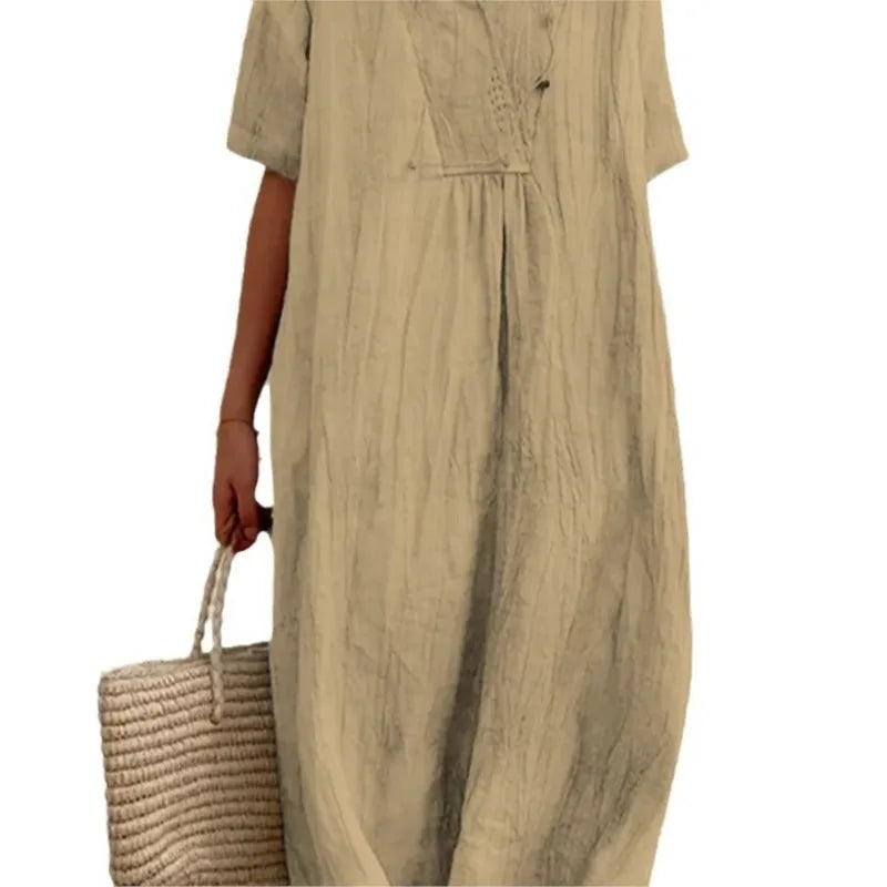 Silvana™ | Effortlessly Chic Textured Maxi Dress