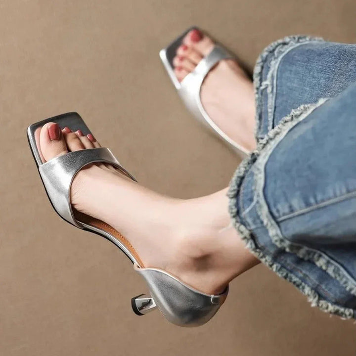 Valentina - Square-Toed Heels