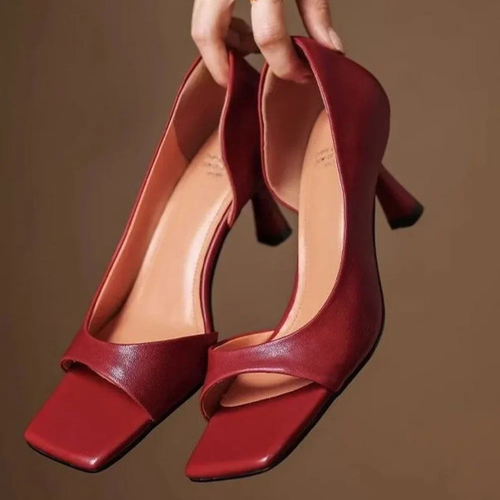 Valentina - Square-Toed Heels