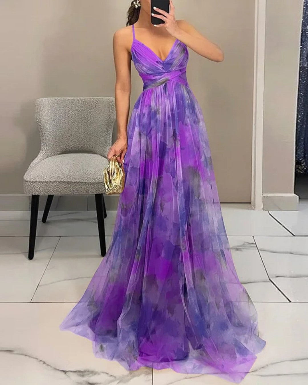 Giselle | Elegant Floral Maxi Dress