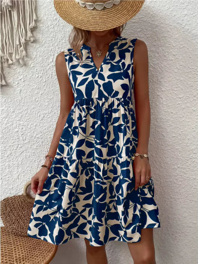 Jana™ Floral Print Sleeveless Dress
