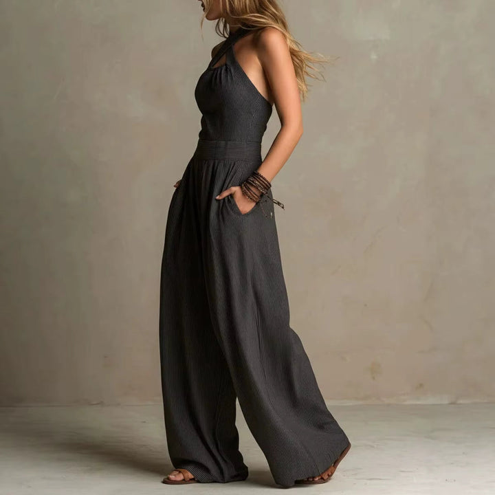 Ariana | Chic Cross-Neck Jumpsuit