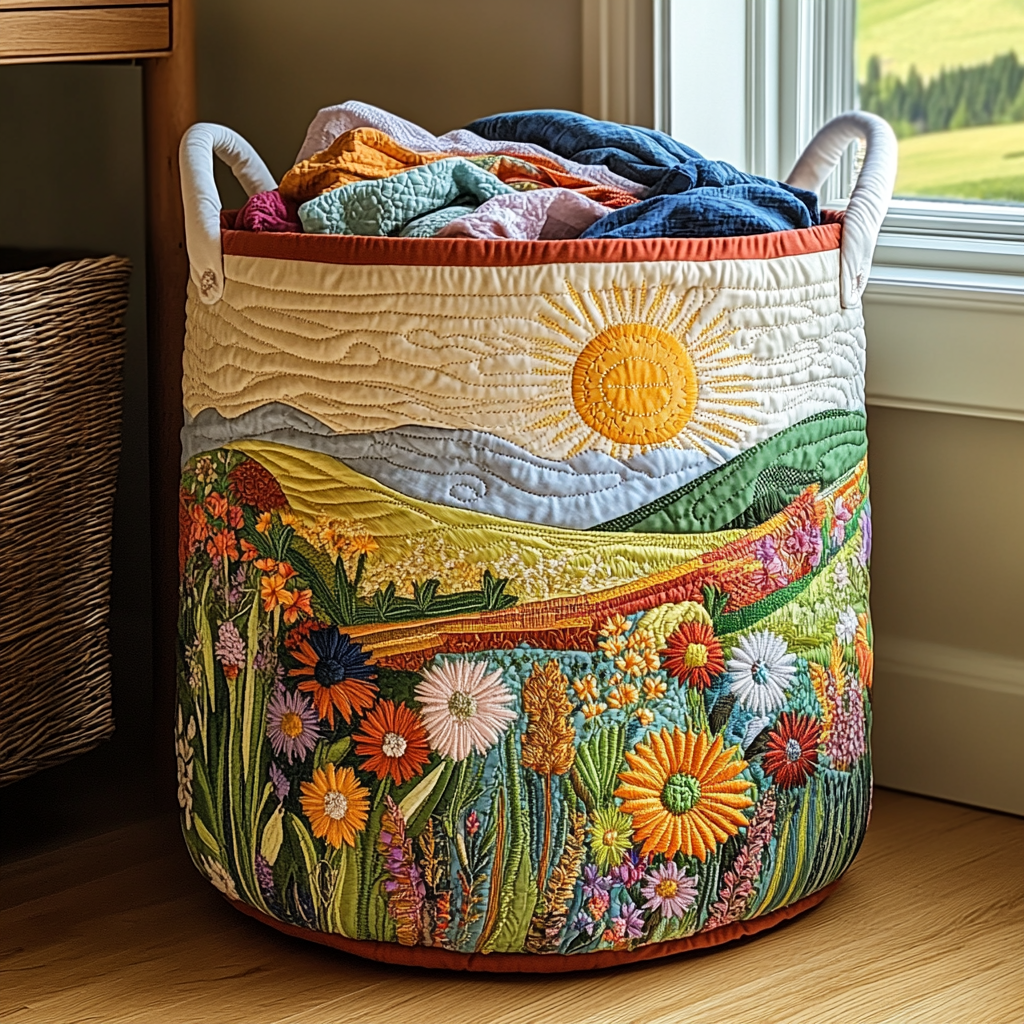 Sol Radiant | Artisan-Made Clothing Basket
