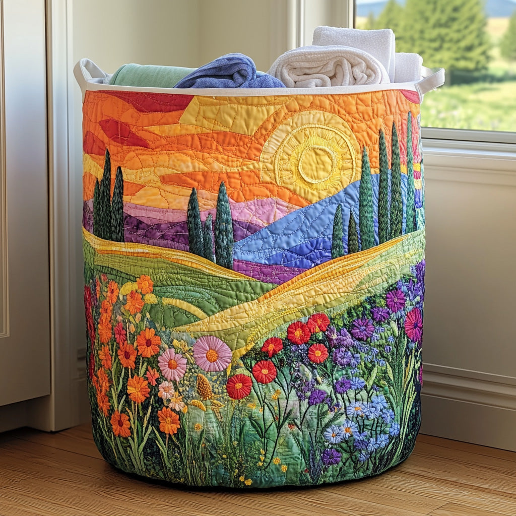 Radiant Meadow | Artisan Crafted Clothing Basket