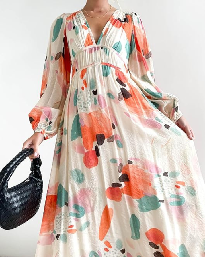 Celine | Floral Pattern Women's Dress