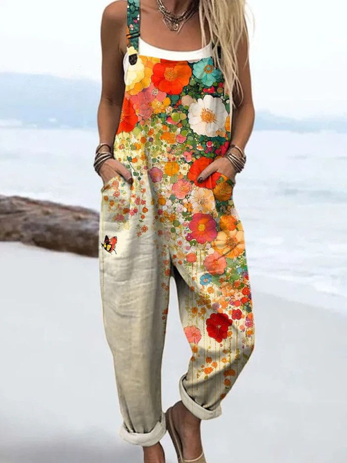 Wildflower Breeze| Dungarees