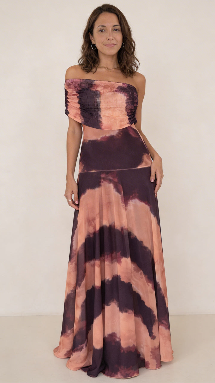 Sunshine Maxi Tie-Dye Dress