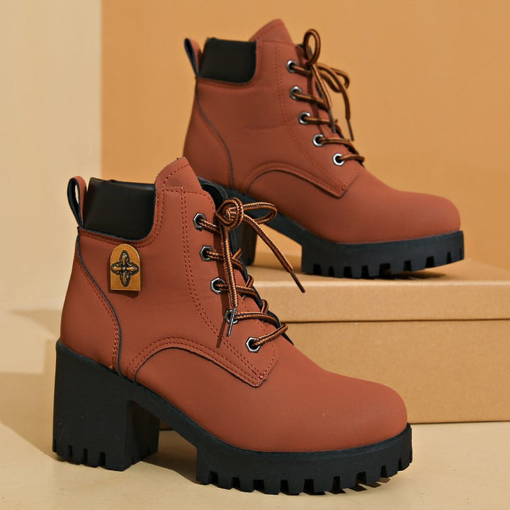 Emma | Chunky Heeled Ankle Boots