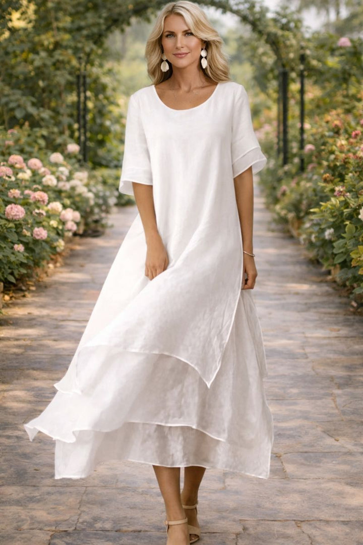 Esperanza | Elegant Silhouette Long Flowing Dress