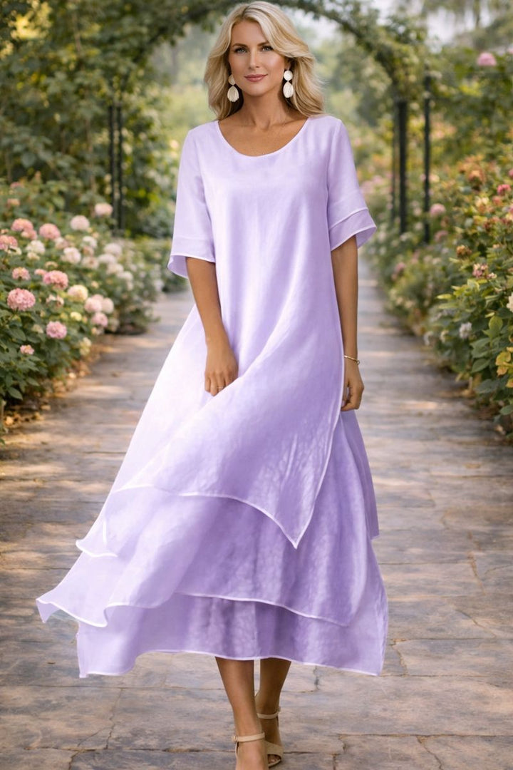 Esperanza | Elegant Silhouette Long Flowing Dress