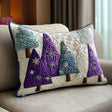 Amethyst Quilted Cushion Cover for Winter