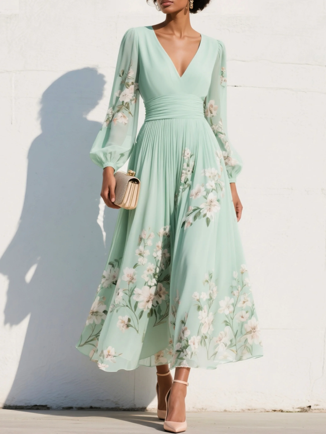 Coral Maxi Dress