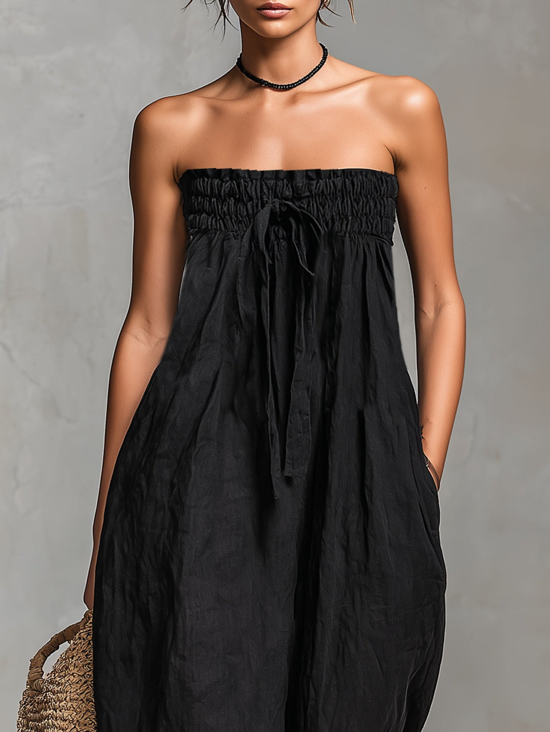 Nina | Chic Strapless Jumpsuit