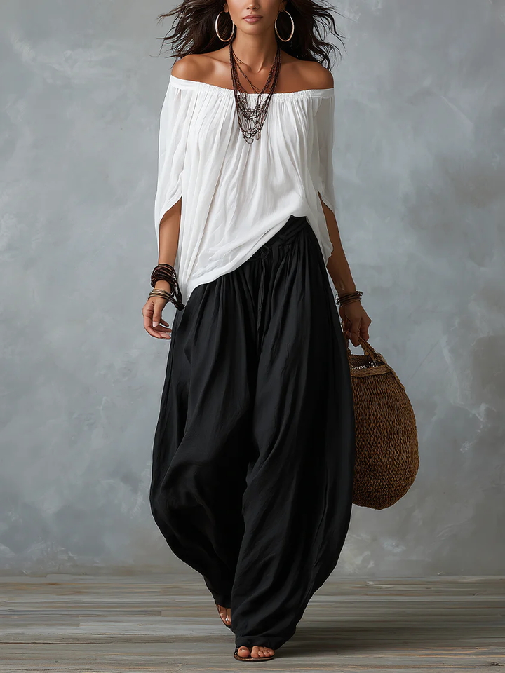 Tiziana | Bohemian Ensemble with Balloon Pants