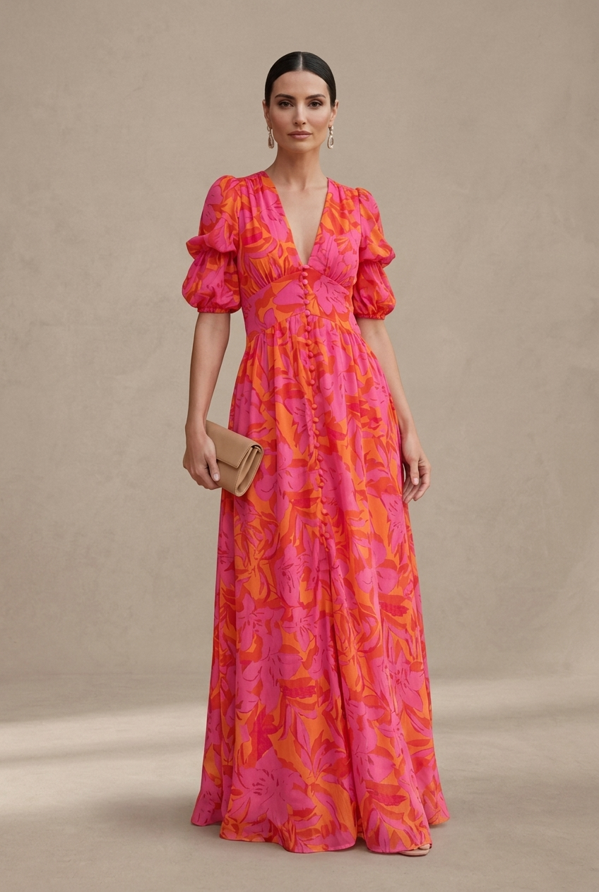 Sunshine Maxi Tie-Dye Dress