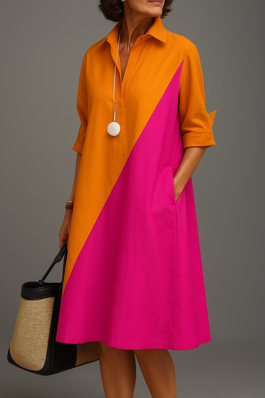Sabrina | Cozy Midi Dress