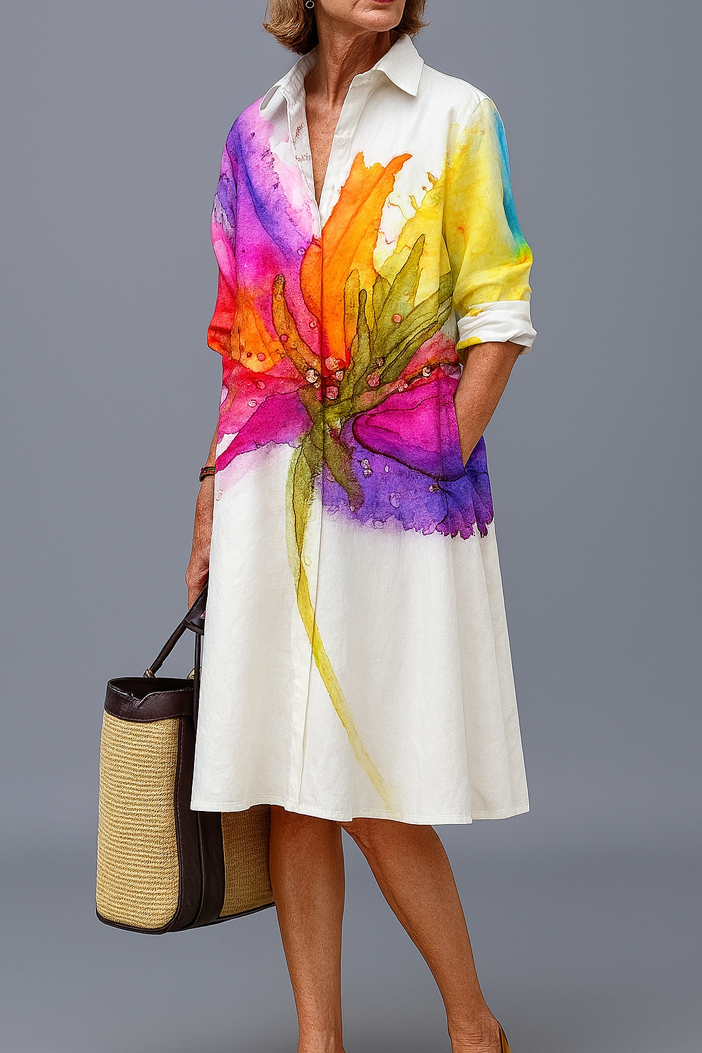 Bridget | Chic Midi Dress