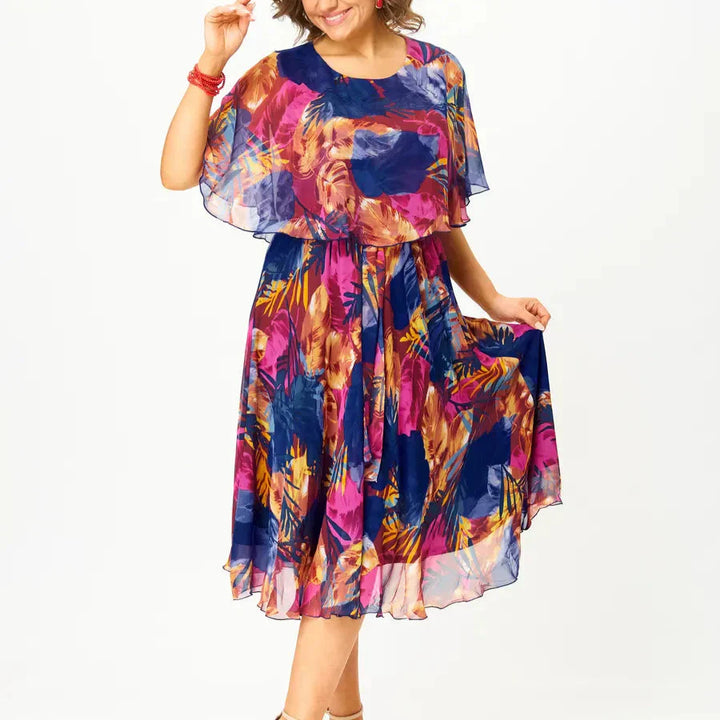 Aitana | Vibrantly Printed Midi Dress