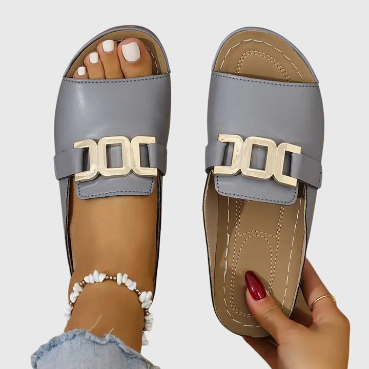 Kathryn - Cozy Buckle Sandals