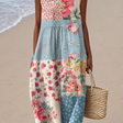 Anna™ Midi Patchwork Dress