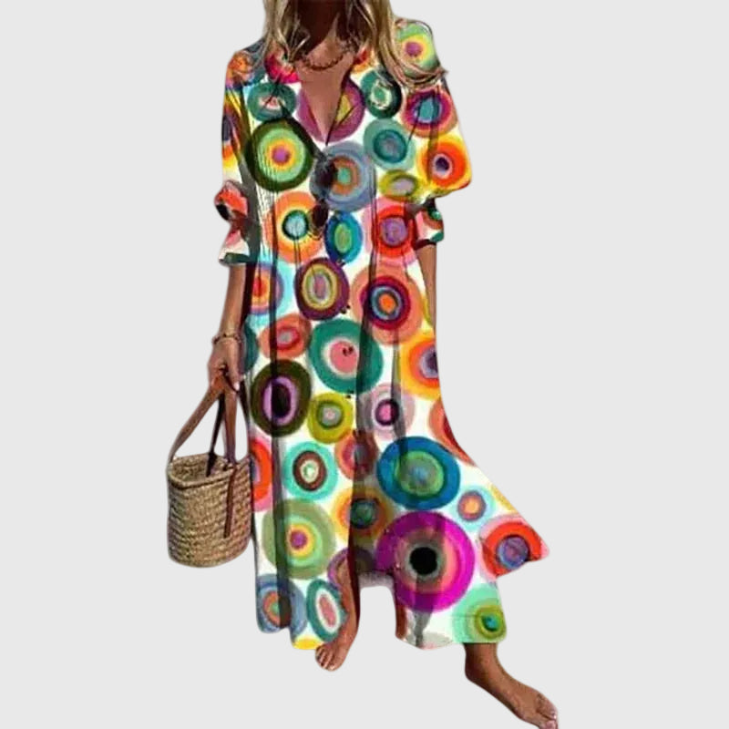 Zariah | Chic Long Bohemian Dress