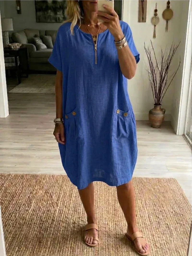 Pascale™ | Maxi Dress with Zip Front