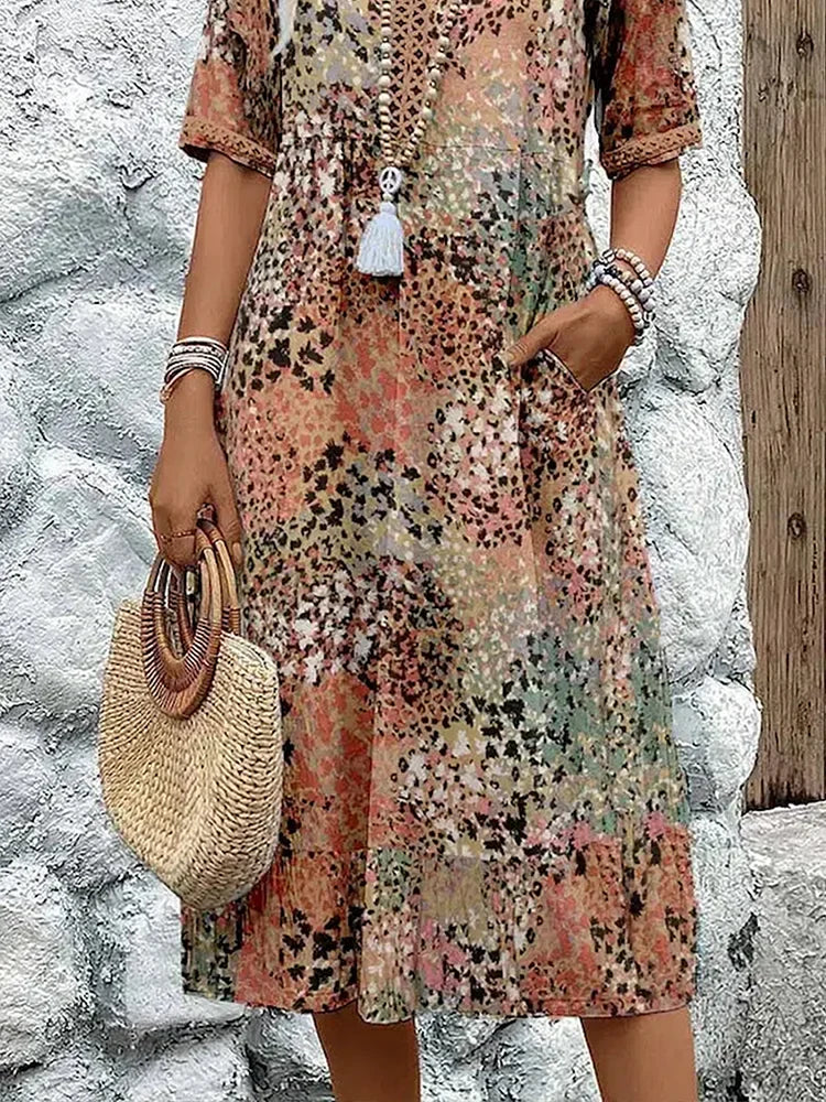 Lina | V-Neck Lightweight Dress