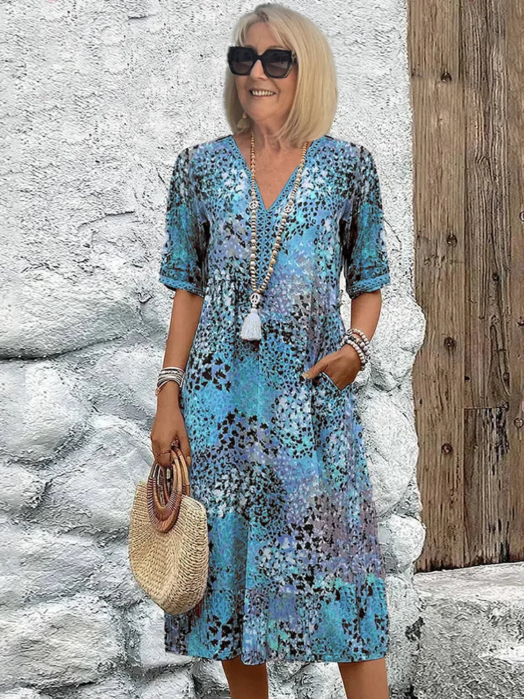Lina | V-Neck Lightweight Dress
