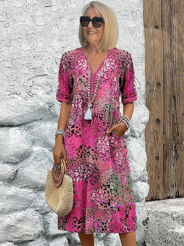 Lina | V-Neck Lightweight Dress