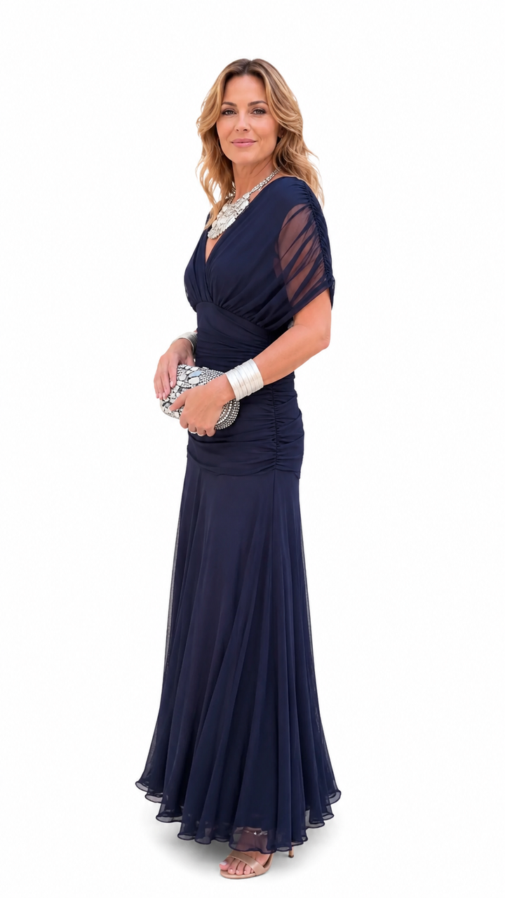 Avery - Elegant Blue Dress