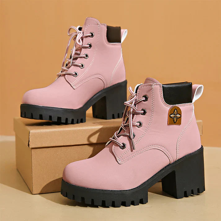 Emma | Chunky Heeled Ankle Boots