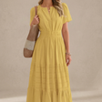 Emma | Gathered Waist Maxi Dress