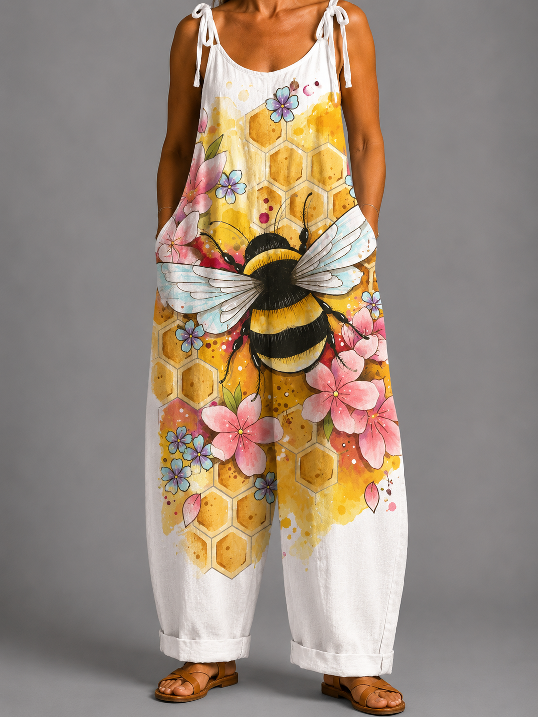 Honey | Honeybee Garden Dungarees