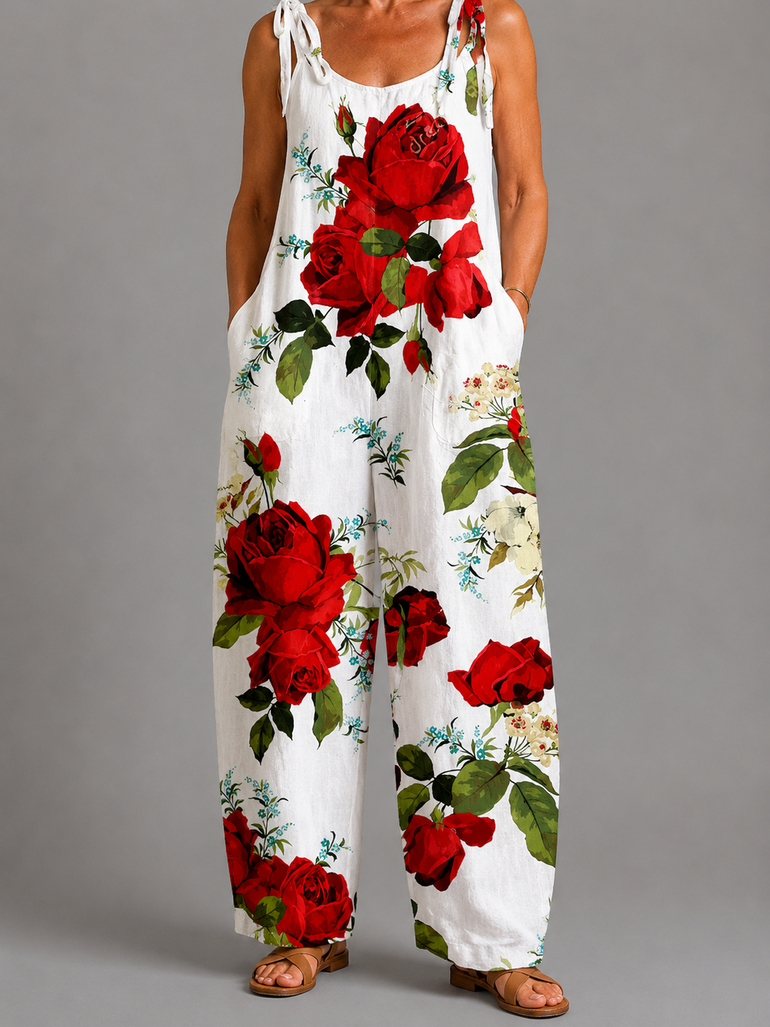 Iris | Watercolour Iris Dungarees