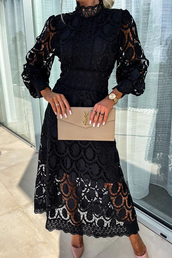 Noor | Enchanting Lace Evening Dress