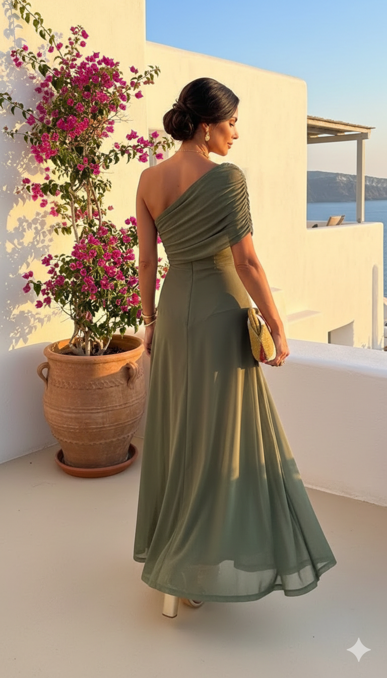 Uma | Elegant Flowing Wide Dress