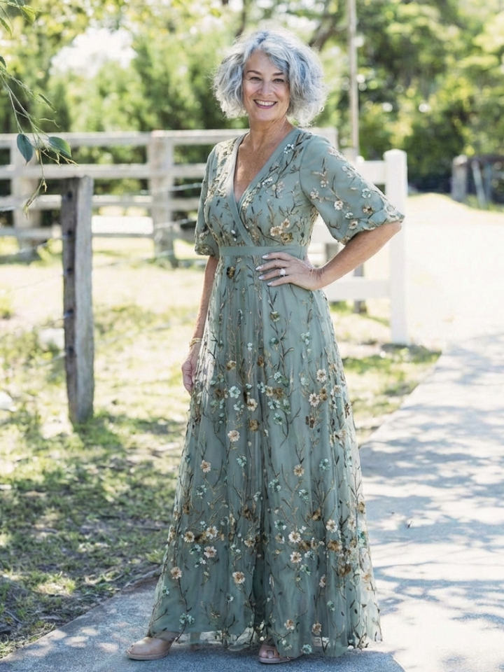 Stella | Elegant Floral Maxi Dress