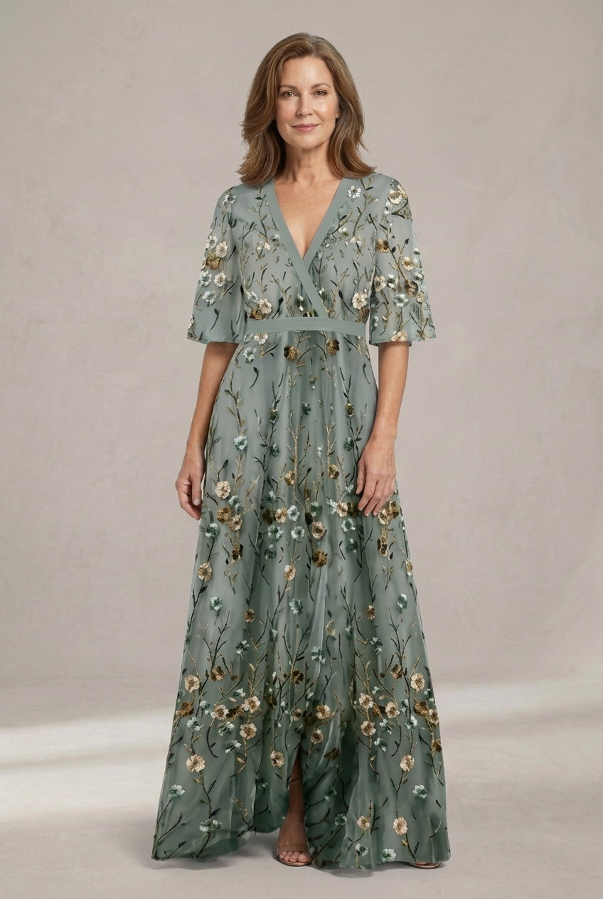 Stella | Elegant Floral Maxi Dress