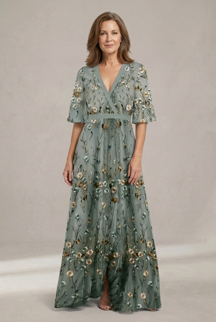 Stella | Elegant Floral Maxi Dress