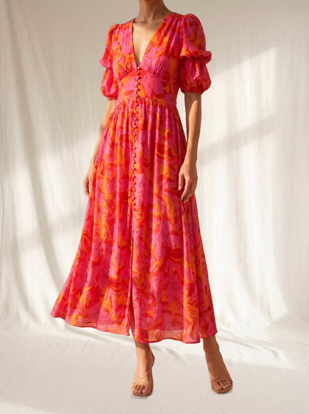 Harmony Maxi Dress in Solar Glow