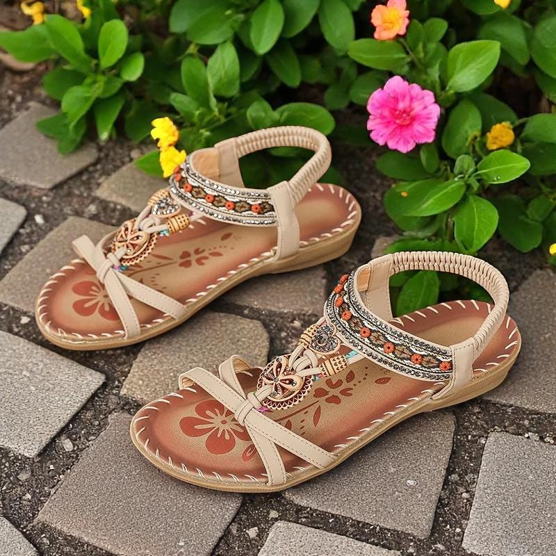 Elsa - Decorative Gladiator Sandals