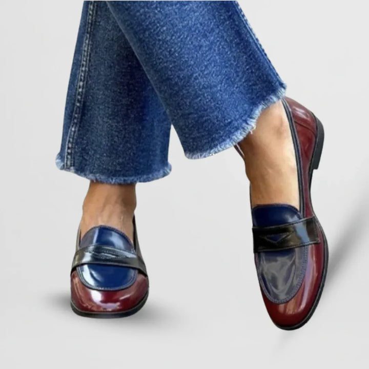 Amalia - Stylish Bicolour Loafers