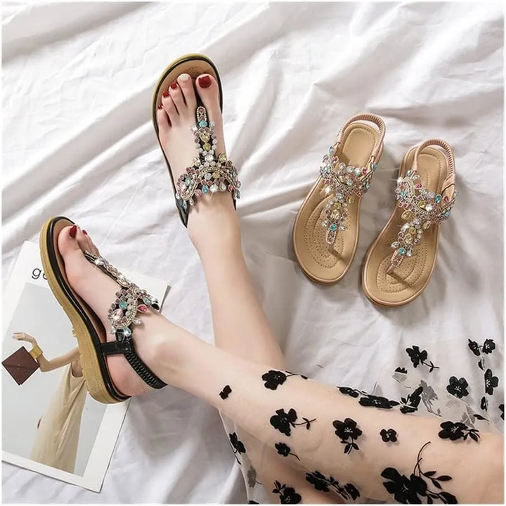 Esmeralda - Artisan-Designed Jewel Sandals